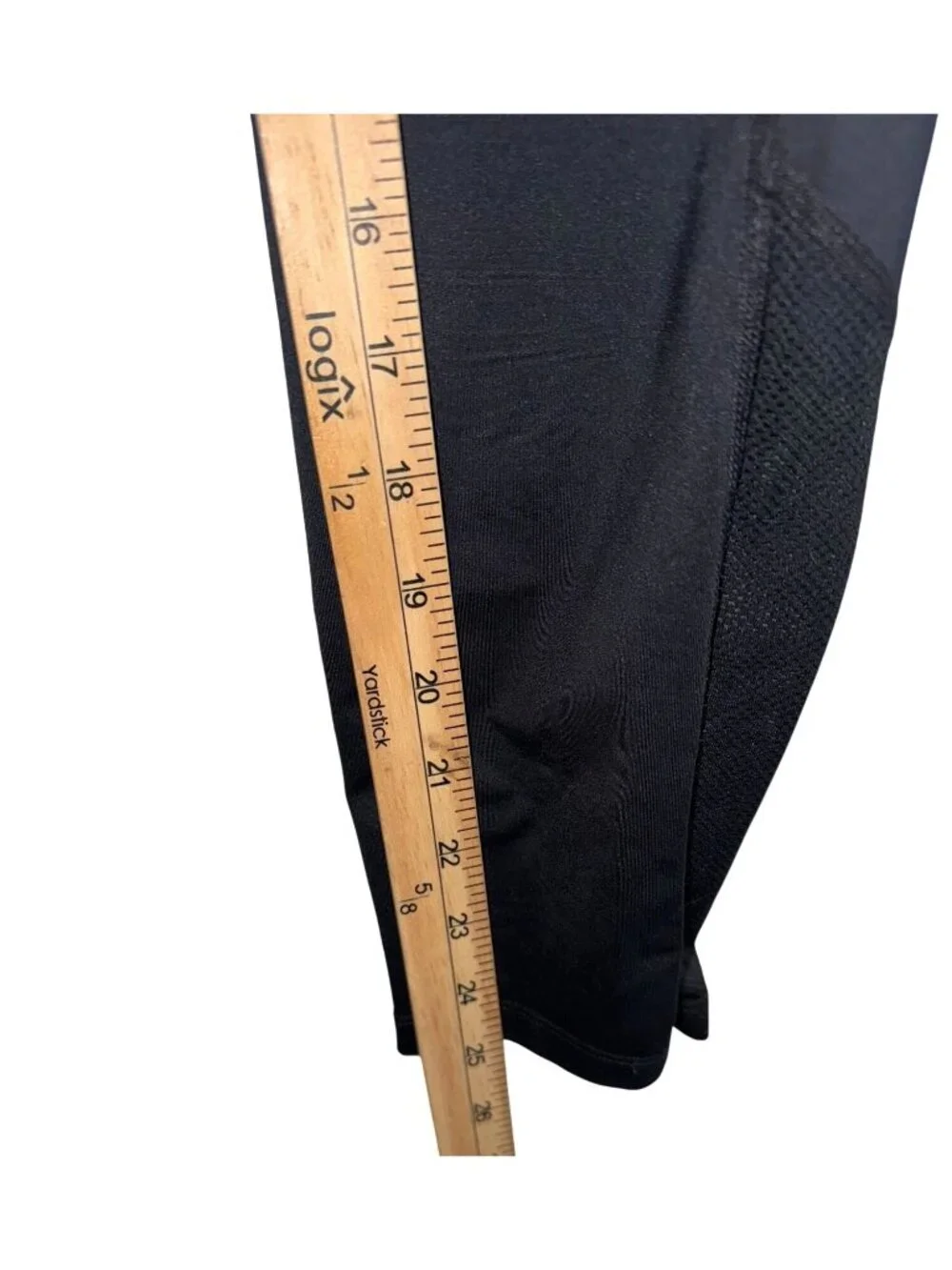 Nike Dri-Fit Black Activewear Leggings L Polyester/Spandex Mesh Panels Womens - Picture 9 of 12